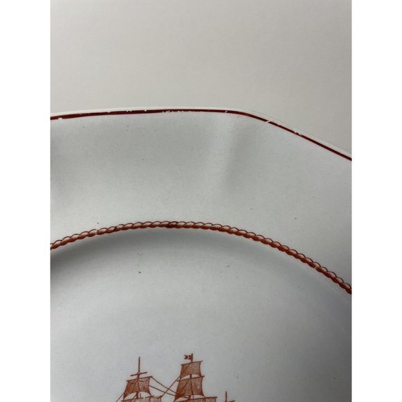 Wedgwood Flying Cloud Rust Lot 4 place settings + extra dinner, tea + sugar jar - Picture 5 of 16